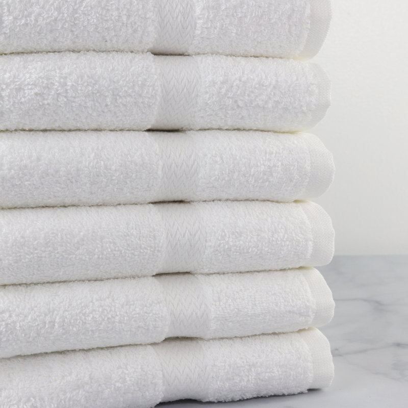 Crown Touch Midweight Hand Towel, White
