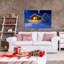 Happy New Year Santa encadré sur toile-1891473979