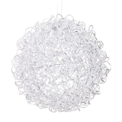 Latitude Run®  Spiral LED RGB Aluminum Ball 80 Lights