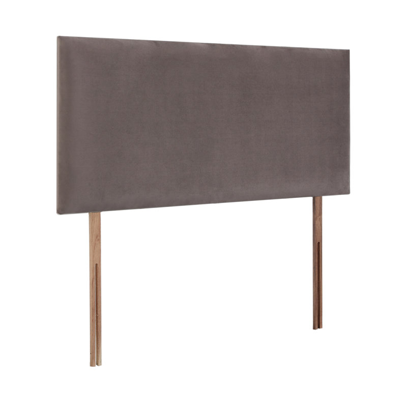 Bedford Upholstered Headboard, Double (4'6), Mole, Velvet