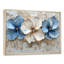Impression sur toile rhododendron crème velours bleu Rhododendron II-711642875-711642873-616590845