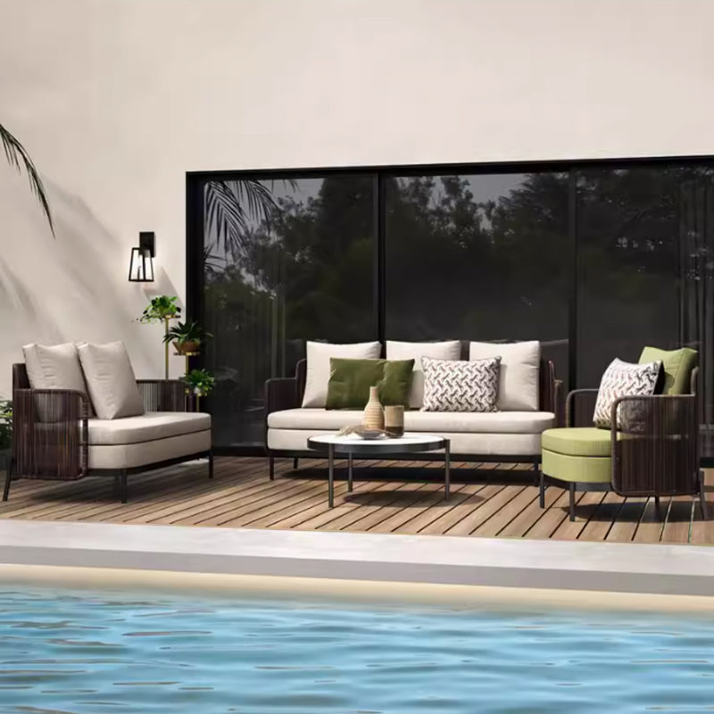 Simple Leisure Waterproof Outdoor Sofa Sets