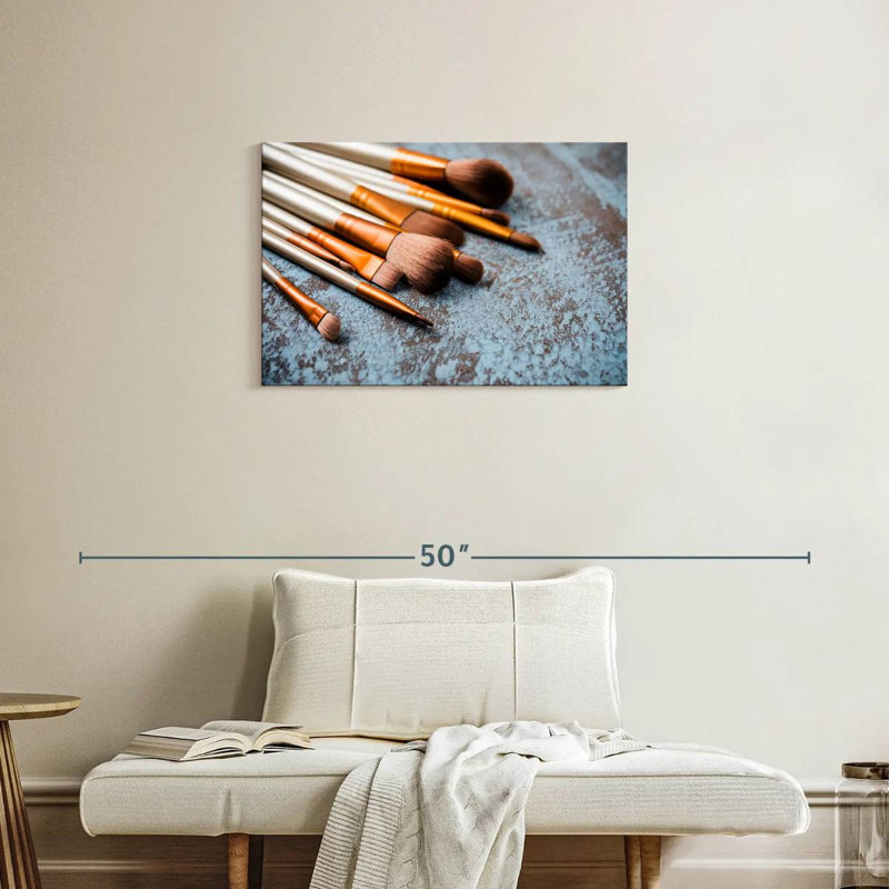 Shuttleworth Makeup Brushes, 20" H x 30" W