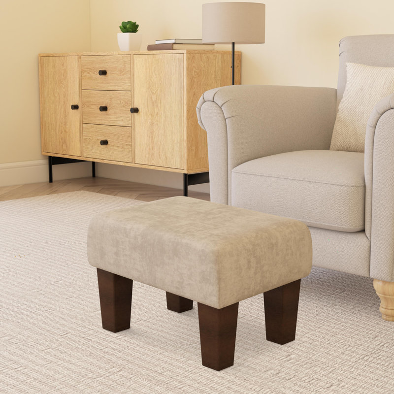 Autryville Wood Contemporary Leg, Mahogany, Bone Cream, Velvet