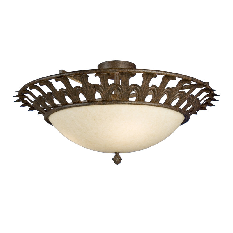 Hampton 4 - Light Semi Flush Mount