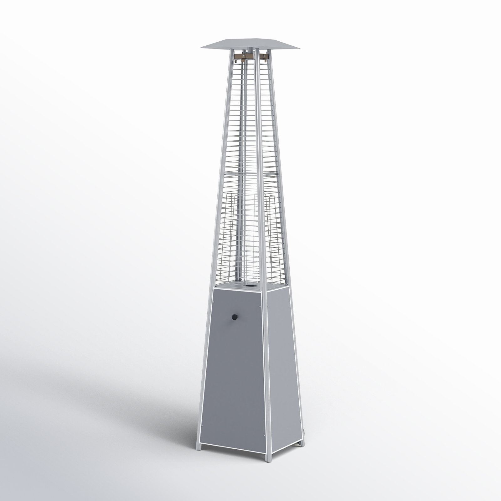 Kelcea 40,000 BTU Propane Patio Heater, Stainless Steel