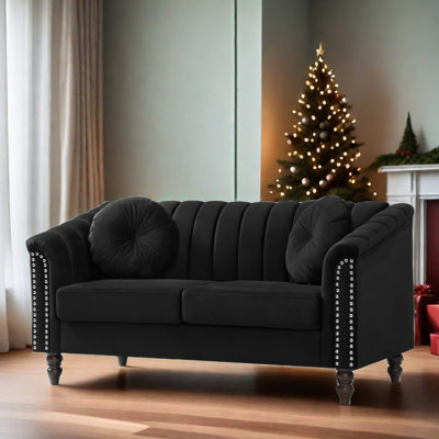 Melitta 60'' Velvet Loveseat