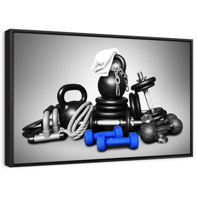 " Bodybuilding Equipment Wall Art "