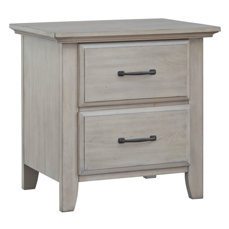 Chandler Nightstand, Stone Wash