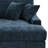 3 - Piece Upholstered Blue Chenille Modular Sectional Sofa with Armrests & Throw Pillows-1761462942-1761462936