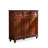Nut-brown Solid Wood Shoe Storage Bench