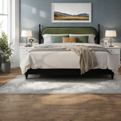 No Box Spring Beds, Solid Wood Mdf King Frame, Modern Home Bedroom
