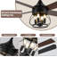 Ventilateur de plafond Farmhouse avec lumière