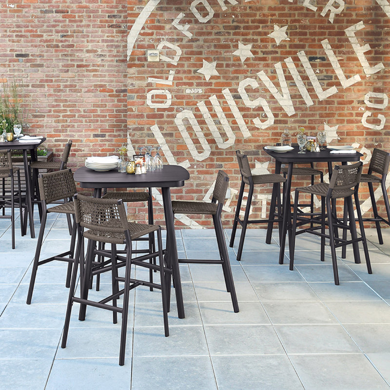 Travira Outdoor Square Bar Table