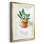 Sauge en pot - peinture sur toile encadrée-235131669-235131670