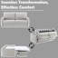 Canapé en chenille avec matelas (matelas inclus)-198766097-198766099