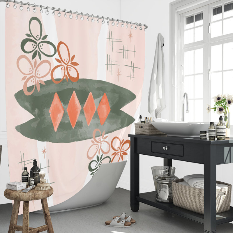 Rideau de douche simple Faribault, H 93 po x l 70 po