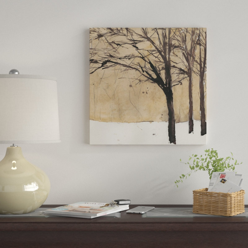 « forest sketch ii », impression sur toile, H 18 po x l 18 po x P 1,5 po, Pas de tapis, Toile tendue