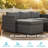 Wicker 5-Piece Patio Conversation Sets with Cushions-897605318