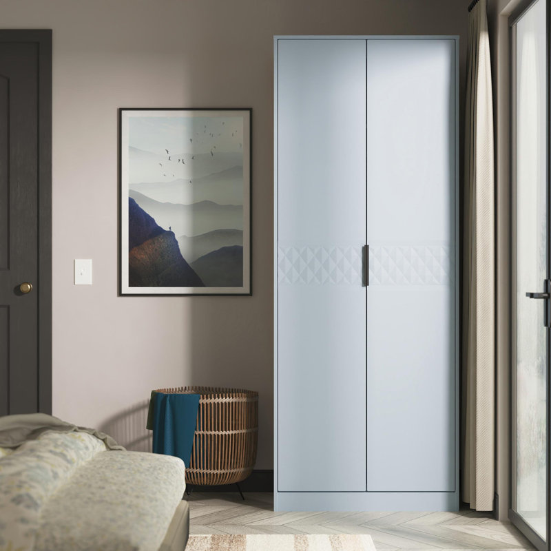 Tarkio Double Wardrobe, Grey