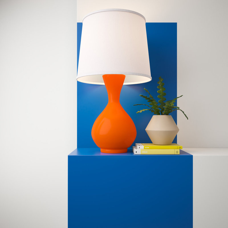 Lampe de table 23 po Babitz, Orange
