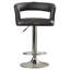 Tabouret de bar rotatif à hauteur ajustable Mellette