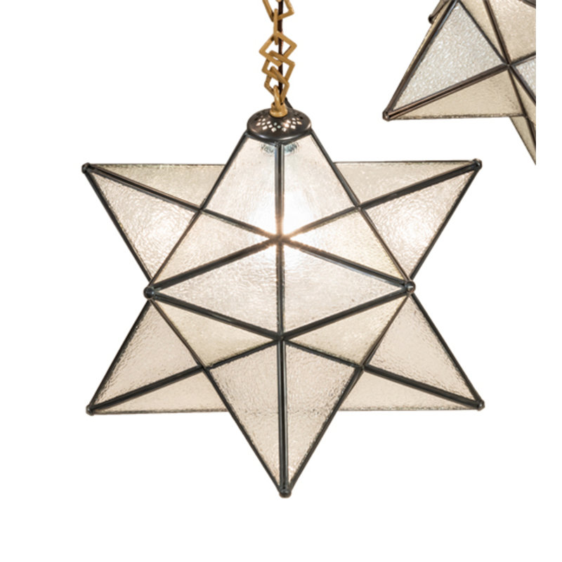 Moravian Star 5 - Light Pendant