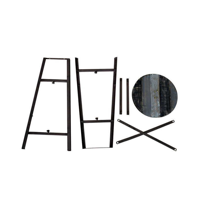 Tabouret de bar 28,5 po Klem, Noir