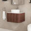 24 po Meuble-lavabo mural élégant et élégant avec tiroir