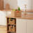 Water Hyacinth Wicker Baskets, Rectangular Wicker Basket 2 Pack, Wicker Basket For Shelves, Woven Storage Baskets With Handles-259586331-259586330