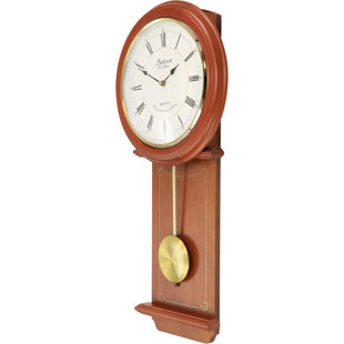 Solid + Manufactured Wood Wall Clock
