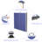 Mid-Size Table Tennis Table Foldable & Portable Ping Pong Table Set for Indoor Games with Net