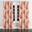 Rideaux Coastal pour chambre à coucher - Rideau à œillets floral Bahar - 1 panneau-724622432-724622438