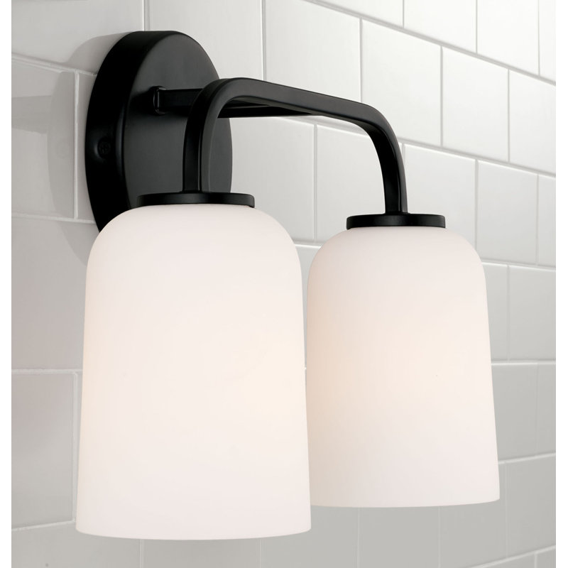 Aliceyn 2 - Light Dimmable Vanity Light, Matte Black