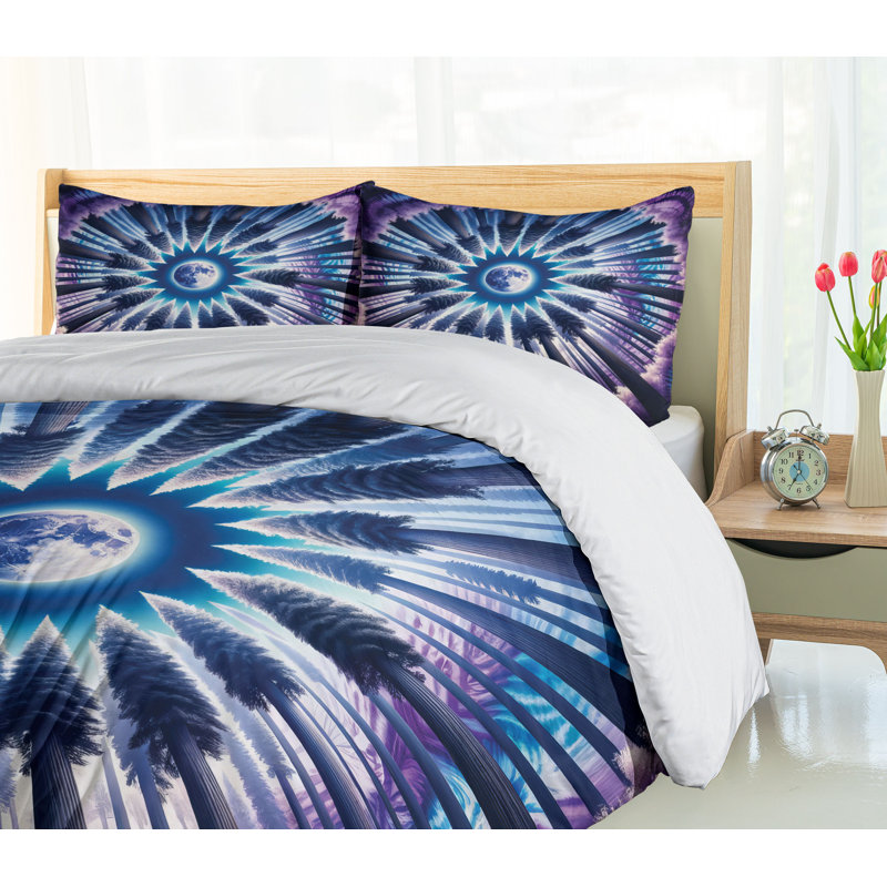 Trippy Duvet Cover, Queen Duvet Cover + 2 Standard Shams