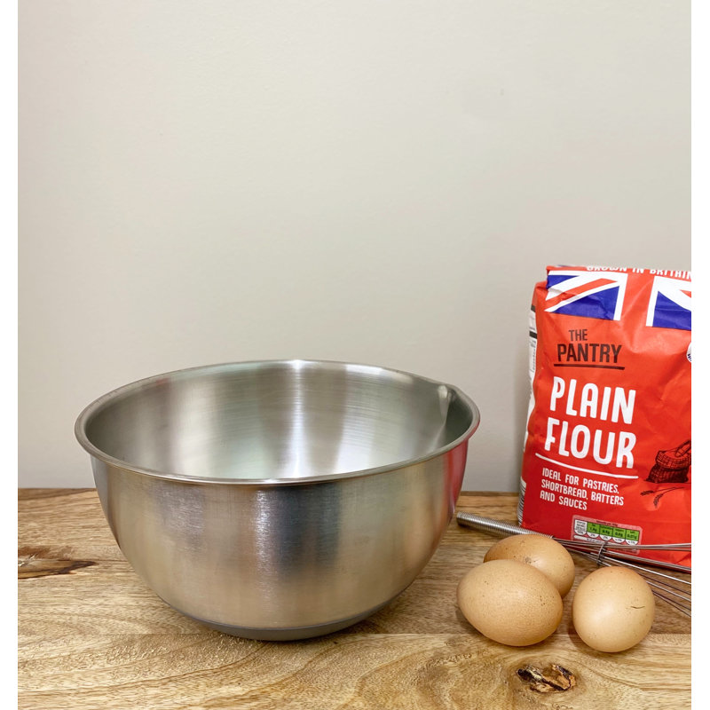 Stainless Still Measuring Bowl With Nonslip Base 3L