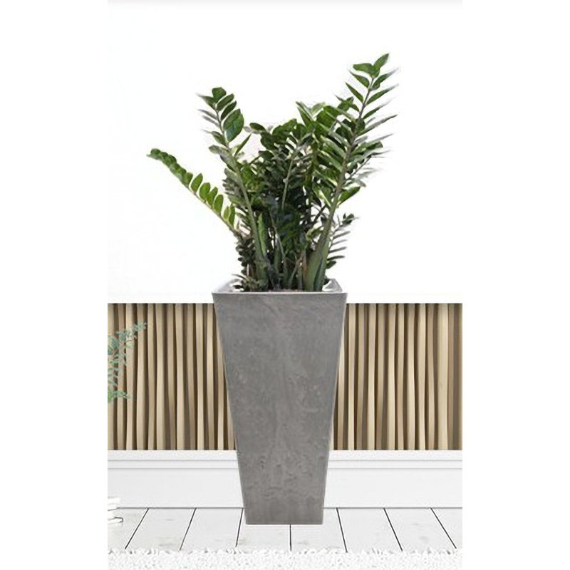 Planter Box, Light Charcoal, 32" H x 17" W x 17" D 