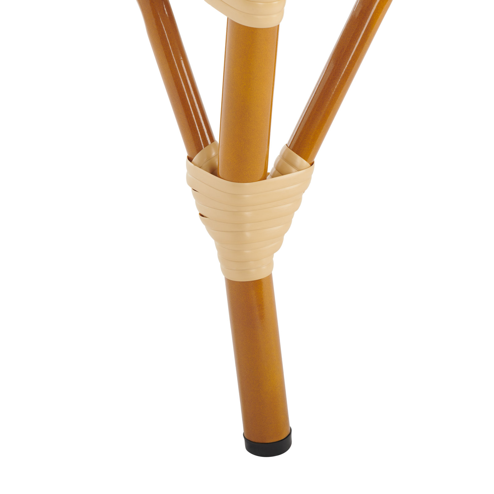 Popplewell 46.5'' Aluminum Outdoor Bar Stool, Natural, 29.5" H x 22.5" W x 25.5" D