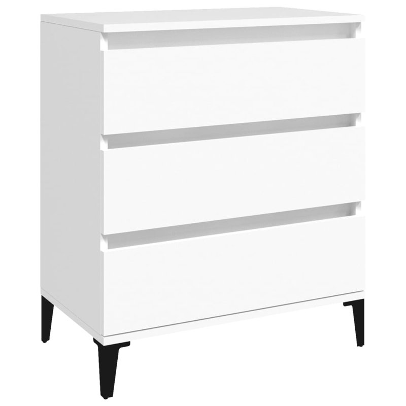 Caraban 60cm Sideboard, Optical White/Black