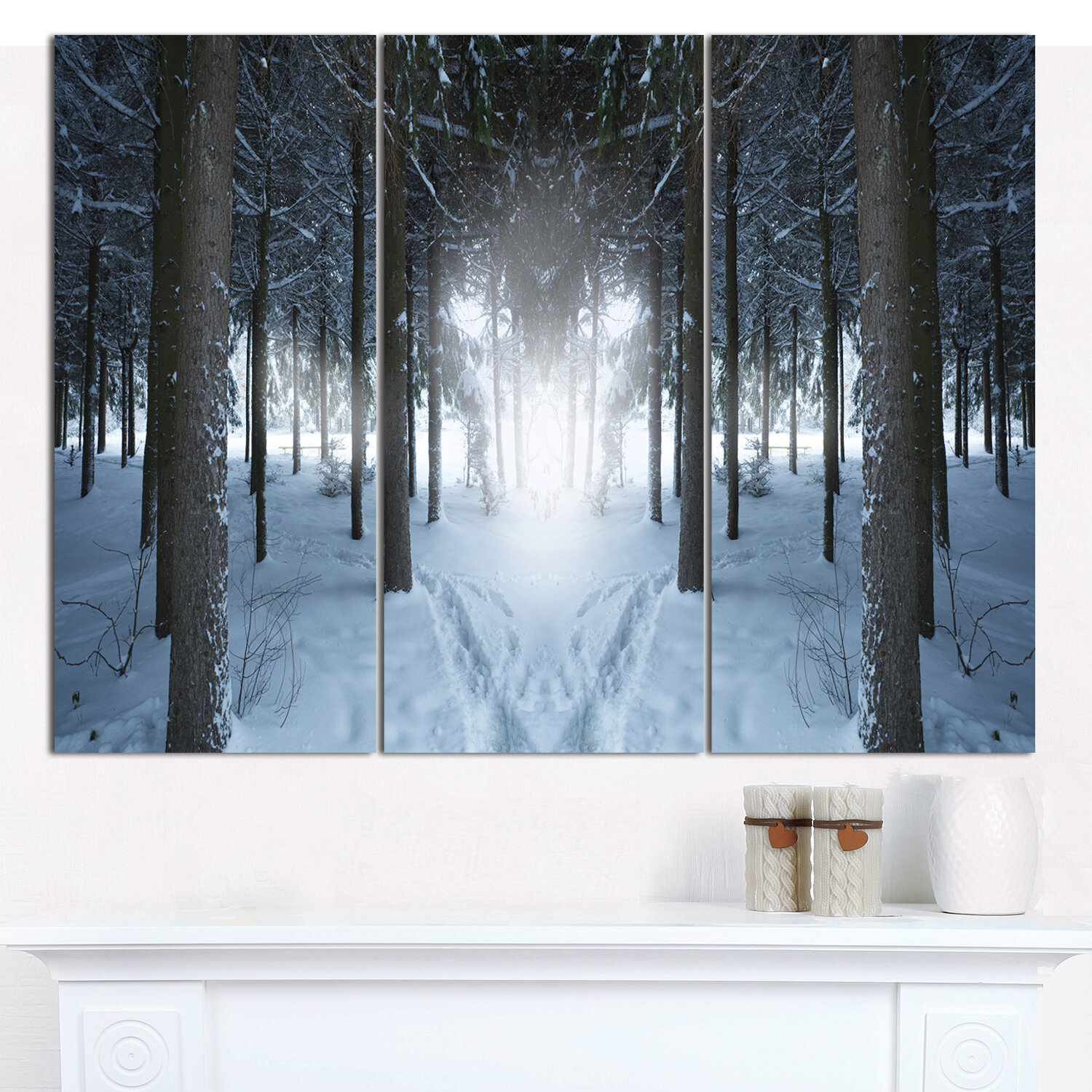 https://assets.wfcdn.com/im/61719822/compr-r85/3825/38256721/winter-forest-with-dark-woods-on-canvas-3-pieces-print.jpg