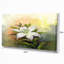 Fleur de lis blanc - reproduction d'art sur toile-35109092-35109100