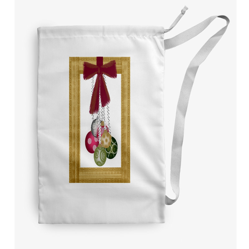 Sac à linge Frame It up Christmas, Jaune, Petit (H 29 po x l 18 po)