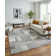 Zahi Hand Tufted Abstract Area Rug in Gray/Black/Ivory