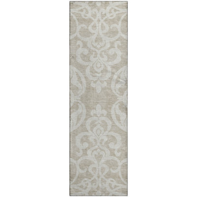 Premium Machine Washable Prisco Beige Rug