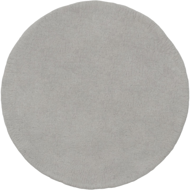 Round Wool Hand Woven Area Rug, Round 70cm