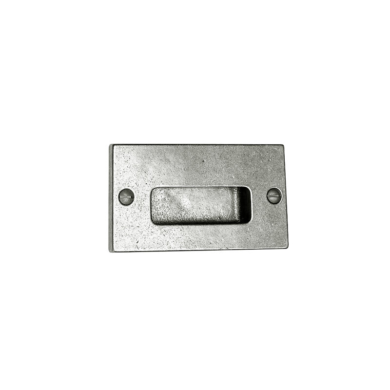 Recessed Pull, White Bronze Dark