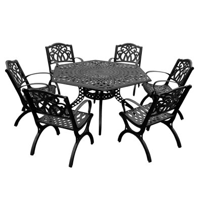 Margretta 6 - Person Patio Dining Set with