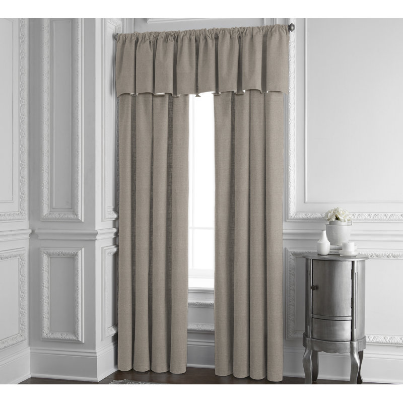 Luxe Linen Curtain, 50" W x 120" L, Natural