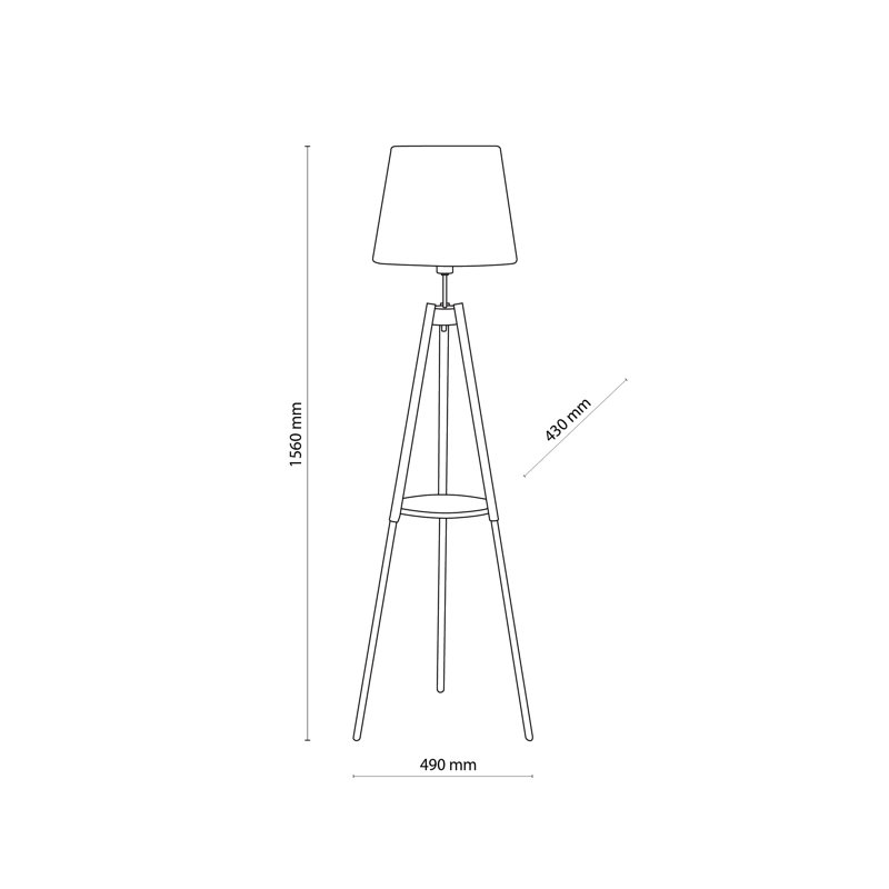 Lampe sur pied Exaucet WHITE