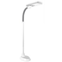 OttLite Inspire LED Desk Lamp with Wireless Charging Flexible Neck,  Dimmable & Night Light Feature